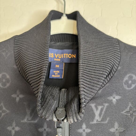 Louis Vuitton Embossed Monogram Zip Up Jacket - Picture 9 of 10